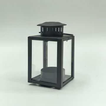 Morden metal Stainless Steel lantern New selling hot sale  home decoration Wholesale Christmas Lantern Snow decoration JL290004