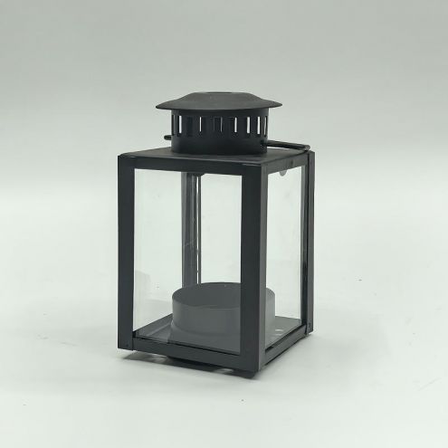 Morden metal Stainless Steel lantern New selling hot sale  home decoration Wholesale Christmas Lantern Snow decoration JL290004