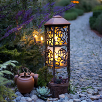 Creative Uses for Rustic Lanterns in Yard and Garden Design