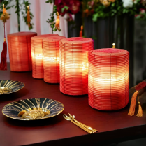 Lantern Centerpieces for Long Banquet Tables: Layout Ideas