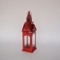 Vintage Home Decor Red Metal Candle Lantern Indoor and Outdoor Wedding Party Decorations
