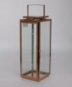 High Quality Stainless Steel Lantern Set of 3 Assorted with Clear Glass JL050039