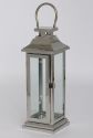 High Quality Stainless Steel Lantern Set of 2 Assorted with Clear Glass JL050079