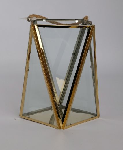 Table Top Geometric Metal Wire Iron Tea Light Candle Holder Lantern Gold Stainless Steel Metal Iron Candle Holder JL050097