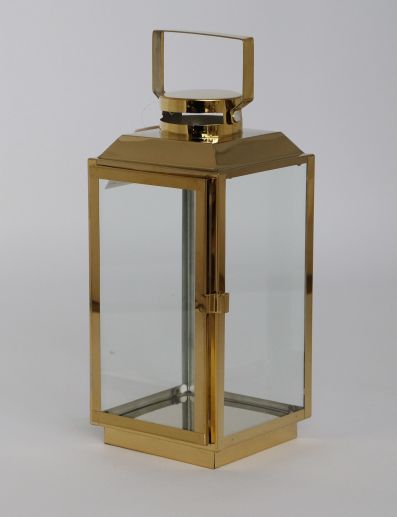 Handcrafted stainless steel lantern gold handcrafted floor decorative lantern 