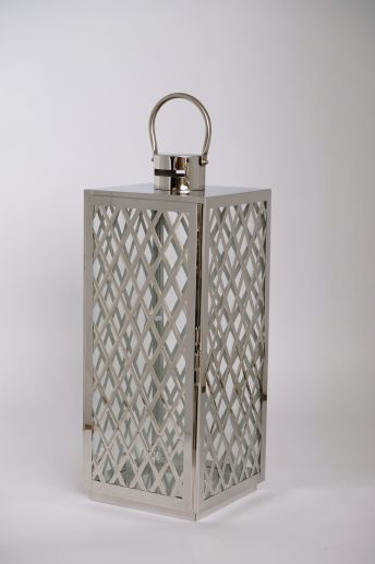 Metal Wedding Set of 3 Stainless Steel LED Candle Holder Lantern decorative Lantern For Home Decor Wedding