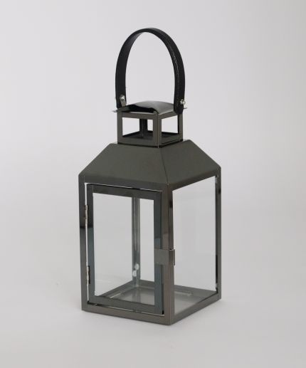 Lantern Handcrafted in a classic Design the Chester features a softly curved top and a rounded handle lantern Indoor Outdoor