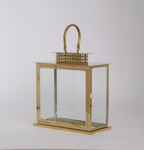 High Quality Stainless Steel Lantern Set of 2 for home decoration and wedding deco