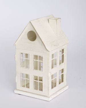 Handmade Customized Modern and Stylish House Shaped Metal Candle Holder Lantern JL060189
