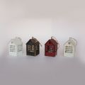 Wholesale Hut Shape Small Candle Lantern with Windows Christmas Decoration Indoor & Outdoor Decorations Multi-color Lanterns
