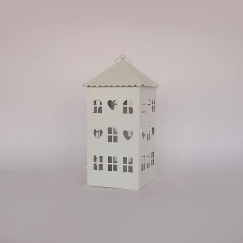 Metal Candle Holders Little House Lanterns Cute Candle holders Simple Home Table Decorations