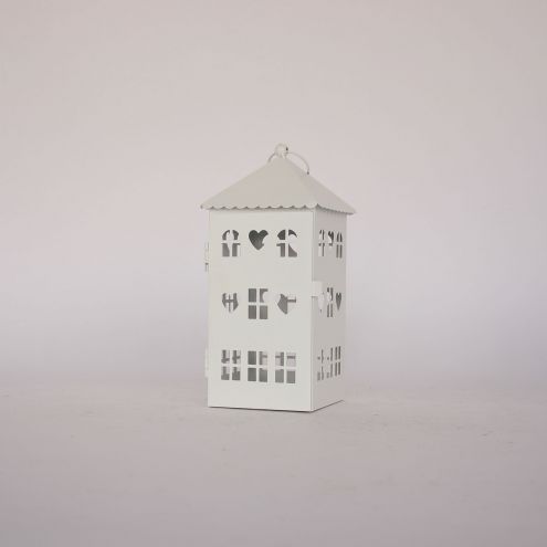 Metal Candle Holders Little House Lanterns Cute Candle holders Simple Home Table Decorations
