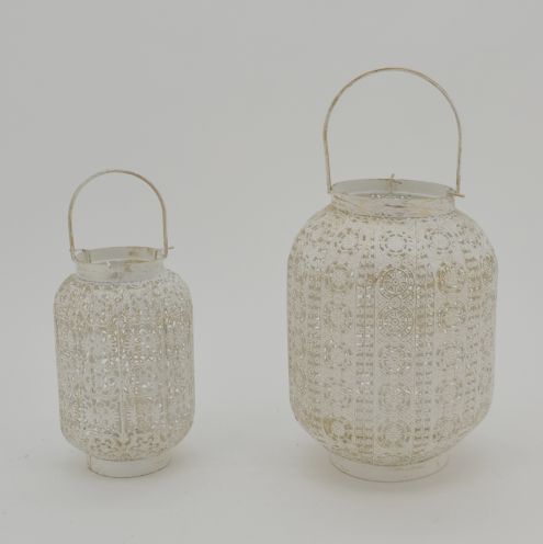 Modern Style Metal Moroccan Hanging Lanterns For Party Decoration Wedding Banquet Gallery Stage Round Candle Holder