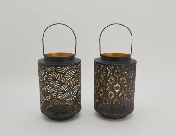 Antique Finished Table Top Candle Holder Lantern For Wedding Decoration Hanging Candle Lantern JL012392