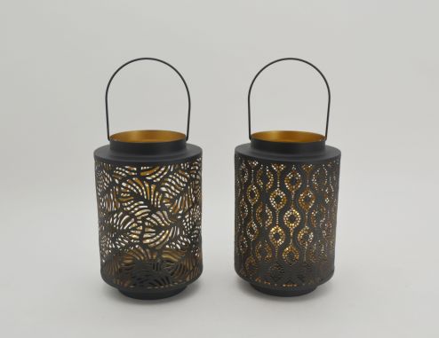 Antique Finished Table Top Candle Holder Lantern For Wedding Decoration Hanging Candle Lantern