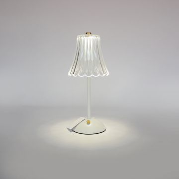 USB Rechargeable LED Desk Lamp Bedroom Bedside Crystal Small Table Lamp JL050150