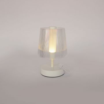 Modern Simple Living Room Rechargeable Acrylic Transparent Light Table Lamp Bedside Lamp JL050155