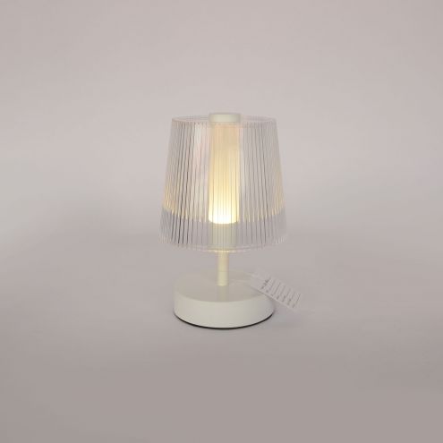 Modern Simple Living Room Rechargeable Acrylic Transparent Light Table Lamp Bedside Lamp  