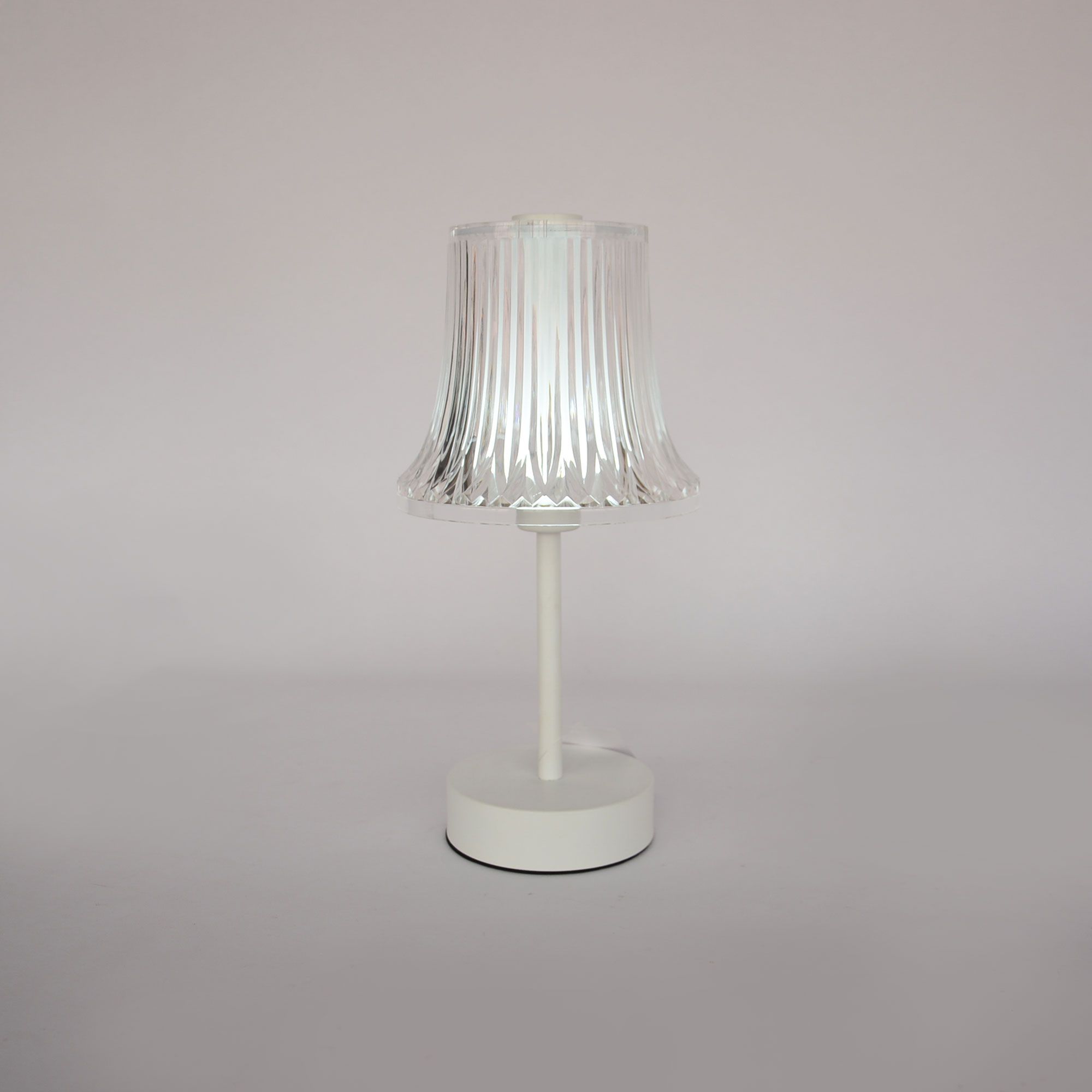 USB Charging Crystal Skirt Desk Lamp Touch Control Portable Acrylic Room Living Room JL050159