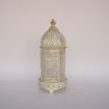 Moroccan Metal Glass Lantern Vintage Style Living Rooms & Bedrooms Decor Table Lamp 