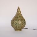 Vintage Gold Table Lamp Hanging Metal Hollowed Out Design Lamp For Ramadan Decor JL012844