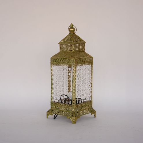 Modern Luxury Moroccan Lantern Golden Antique for Decoration Home Hotel Restaurant Spa Church 