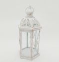 Hot Sale Metal Candle Holders Lanterns Vintage Black Birdcage Hexagonal Metal Lanterns Decorative For Wedding Home Party
