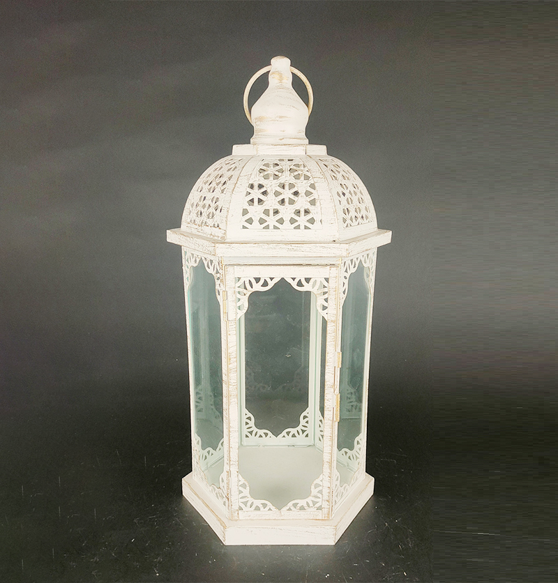 Wholesale Lantern Moroccan Decorative Led Candle Modern Lanterns Outdoor Hanging Metal Lanterns JL012539