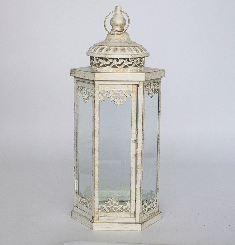 Competitive price metal lantern tall outdoor decorative black metal candle lanterns JL012545