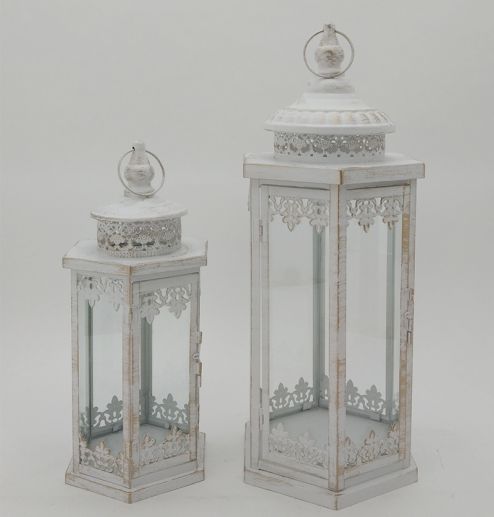 Competitive price metal lantern tall outdoor decorative black metal candle lanterns