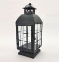 Metal Lanterns Simple European Style Iron Candle Holders with Clear Glass, For Home and Garden Decorations