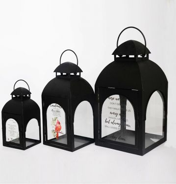 Cage Design Decorative Black Finished Iron Metal Candle Holder Custom Home and Garden Metal Candle Lantern JL012698