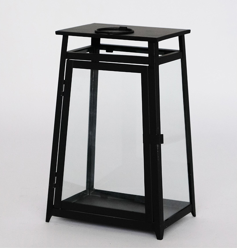 Lantern Black Metal Lantern for interior decoration enhance your decoration styles any type of occasion Customizable JL012707