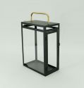 Lantern Black Decorative Metal Glass Lantern Latest Trending For Home Decoration High Quality Iron Lantern Black Color