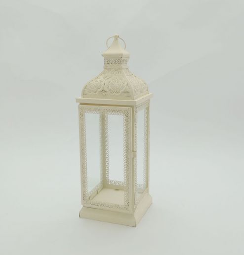Iron Metal Candle Lantern Garden Hanging Pillar Candle Holder for Moroccan Wedding Party Home Decoration