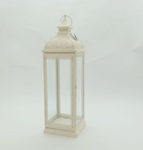 Iron Metal Candle Lantern Garden Hanging Pillar Candle Holder for Moroccan Wedding Party Home Decoration