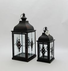 Medium Metal Lantern Decoration Ideas for Patio Lighting