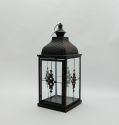 Stainless steel Candle Holders Elegant Iron Simple Glass Lanterns Garden Decor