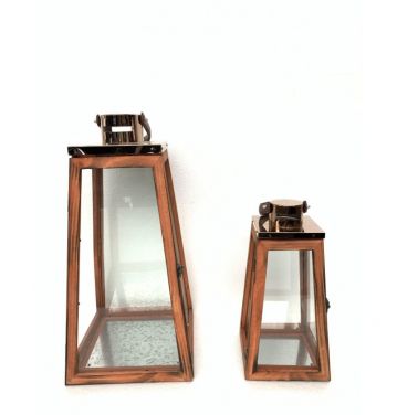 Home Decoration Porta Velas Retro Style Classical And Wood Wall Lantern Big Candle Holder JL060074