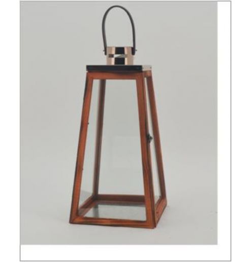 Home Decoration Porta Velas Retro Style Classical And Wood Wall Lantern Big Candle Holder