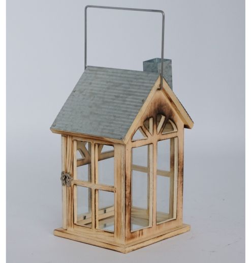 decorative lantern indoor New design High Quality candle lantern wooden house Lantern For Home Garden Wedding Decoration JL060119