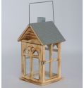 decorative lantern indoor New design High Quality candle lantern wooden house Lantern For Home Garden Wedding Decoration