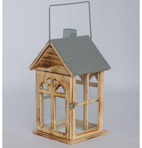 decorative lantern indoor New design High Quality candle lantern wooden house Lantern For Home Garden Wedding Decoration
