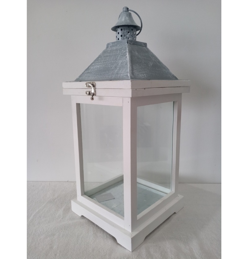 Home Decoration Lantern jar Antique Candlestick Holder wooden Lantern Candle Holder Gold wholesale manufacturer supplier JL060136L