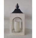 Wholesale Modern Metal Wood Candle Lantern Decoration Home Garden Aisle Decor Lanterns