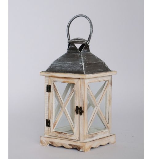 Vintage wooden lanterns Rustic Distressed Floor Candle HolderFarmhouse Decor Home wedding decoration