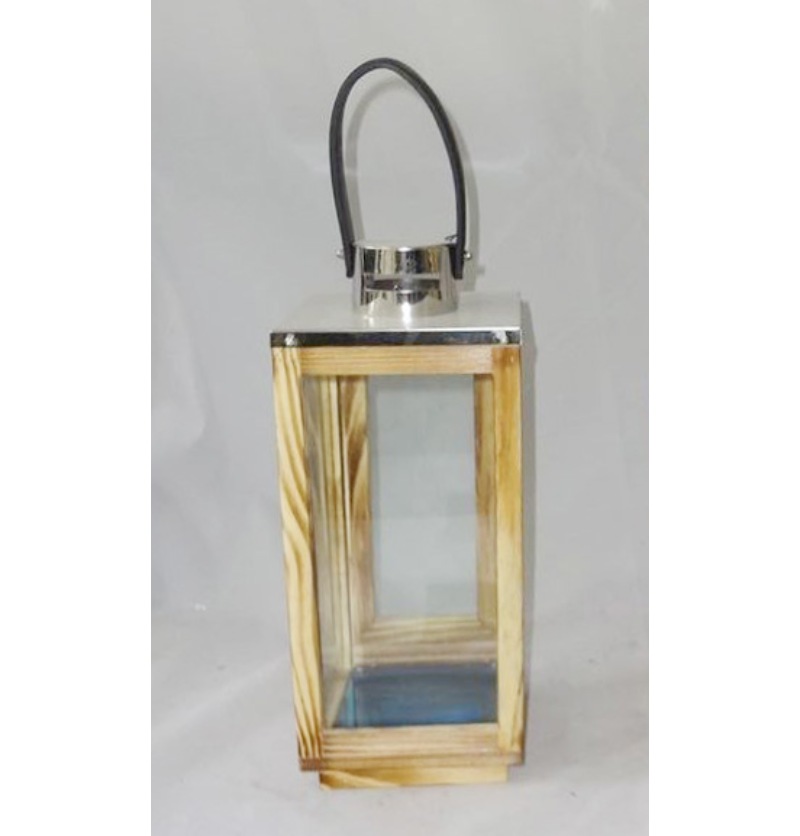 Reusable Windproof Garden Decor Outdoor Wedding Wooden Ramadan Lantern JL060177S