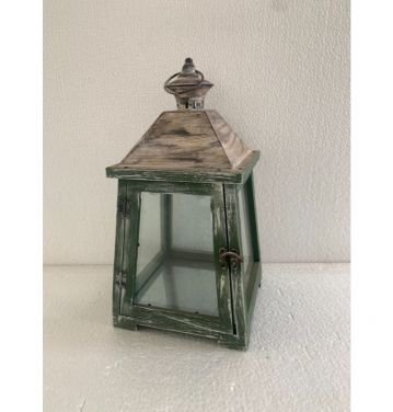 Christmas Tree Cutout Design Wooden Lantern Sustainable Quality Lantern For Interior And Exterior Decoration JL060198S