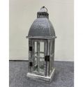 Wooden Lantern With Rope Handle For Candle Home and Garden Lantern