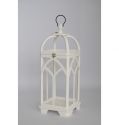 Wooden Candle Lantern Decorative Set of 2 Large Lanterns Vintage Distressed Lanterns Rustic Pillar Candle Holder Farmhouse